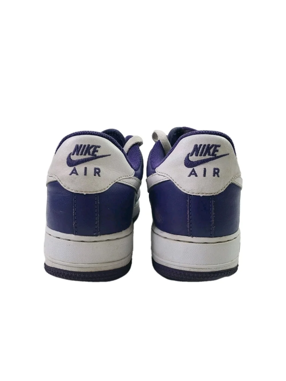 Nike Air Force 1 Purple and White Low-Top Sneakers Size 6